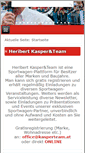 Mobile Screenshot of kasperteam.at